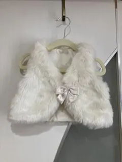 【H&M】フェイクファーベスト
