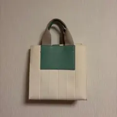 ZARA ハンドバッグ ミントグリーン