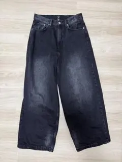 H&M SUPER BAGGY デニムパンツ ブラック EUR 29/30