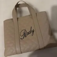 Rady キルティング トートバッグ ベージュのサムネイル