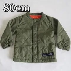 【値下げ中】アウター 80cm オリーブグリーン　秋冬春