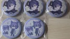 小柳ロウ 缶バッジ サンリオ