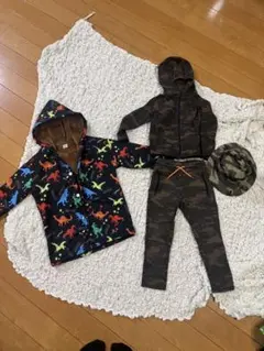 GapFit カモフラージュ ジャケット・パンツ・ハットセット