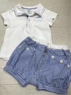 70cm ベビー 半袖セットアップ