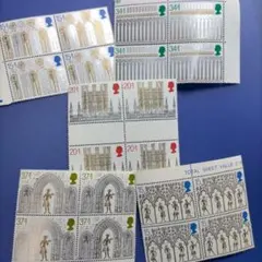 4268 外国切手 イギリス 1989年 クリスマス 田型5種完