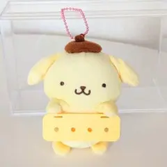 ポムポムプリン かわいい ネームプレート まいぱちるん キーホルダー 名前
