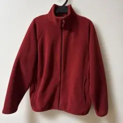 本日終了　最終値下げ　UNIQLO 赤 フリースジャケット Sサイズ