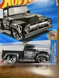 057‼️死者の日'56 Ford Truck Hot Wheels ミニカー