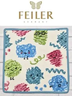 ☆彡FEILER ドゥードゥルズ ハンドタオル Doodles BLUE