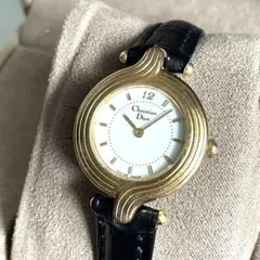 稼動品　希少　クリスチャンディオール　Dior 3056 ゴールド　腕時計のサムネイル