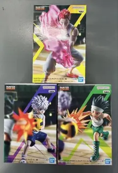 HUNTER×HUNTERフィギュア ゴン キルア ヒソカ G.I.編 3種