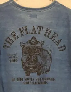 希少品です。藍染め Web限定 フラットヘッド 小松美羽 デザイン 干支Tシャツ