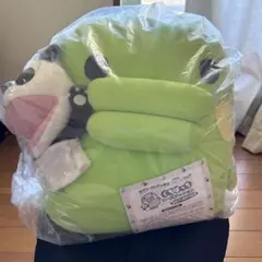 [平成レトロ]生茶コラボ 初期くちぱっちビーズクッション[入手困難] くちぱっち&生茶パンダパペット ビーズクッション 当選品【レア