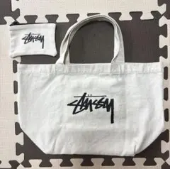 stussy ステューシー キャンバストートバッグ ミニポーチ セットのサムネイル