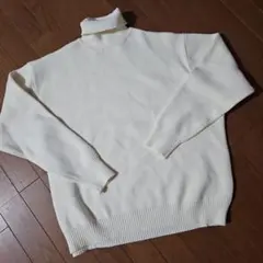 MONO-MART ホワイト 長袖セーター M