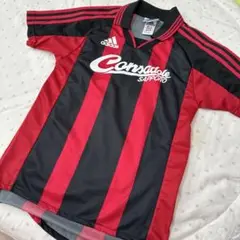 コンサドールズJr. adidas 赤黒 ストライプ サイズ160