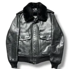 美品 Schott A-2 フライト ミリタリー ライダース レザー ボア 38
