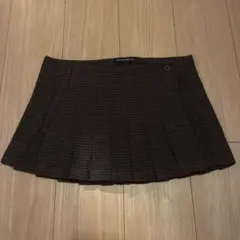 Brandy Melville チェック柄プリーツミニスカートのサムネイル