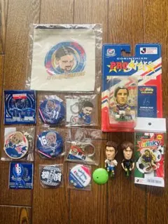 マリノス　フィギュア　バッチ　キーホルダー　セット
