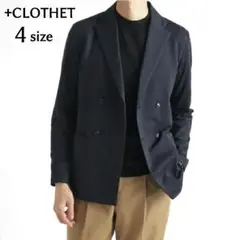 現行✨未使用品+CLOTHET スビンプラチナム スムーステリージャケット XL