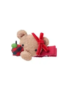 ファミリア　familiar　ヘアークリップ　ヘアクリップ　髪飾り　クマちゃん