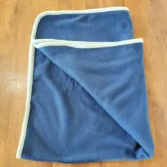 ブランケット　フリース　ネイビー　ブルー　シンプル　無地
