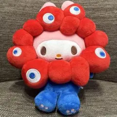 万博　サンリオ　なりきりミャクミャク　ぬいぐるみ　Mサイズ　マイメロディ