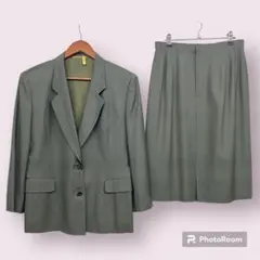 90s BURBERRYs バーバリー ウール100% スーツ セットアップ
