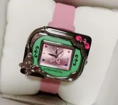 ピンキーキャッチュ キュアミント 秋元こまち 腕時計　画像2グッズ付き Yes!プリキュア5 ピンキーキャッチュ キュアミント 秋元こまち 腕時計