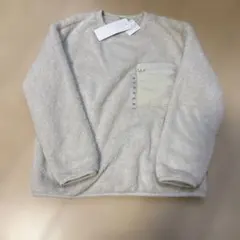 ＊新品未使用タグ付き＊ユニクロ　ファーリーフリースプルーオーバー　130