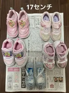 ピンク スニーカー　17センチ　きみぷり　ディズニー