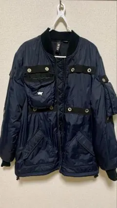 AVIREX P.D.W. ダウンジャケット 黒のサムネイル