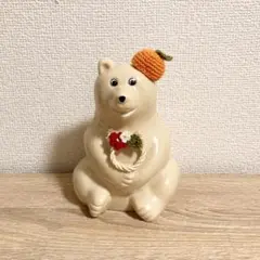 しろくま貯金箱　しめ縄飾り　セット