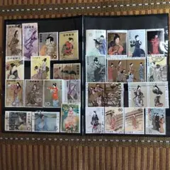 た*だ様 趣味週間　記念スタンプ　月に雁　安藤広重　シート た*だ様 趣味週間 記念スタンプ 月に雁 安藤広重 シート た*