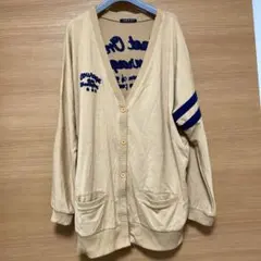 11月値下げ　【美品】INGNI イング　カーディガン　バックプリント　ベージュ