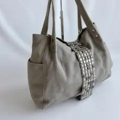 TRES y2k 00s Archive toteBag Studs グレージュのサムネイル