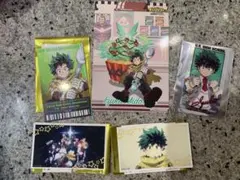 オープンスクール　ヒロアカ緑谷出久 クリアカード　レアノベルティ特典カードセット