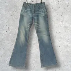 韓国デニム ブーツカットデニム w28 cantun jean club