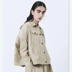 TELMA テルマ COCOON JACKET ベージュのサムネイル