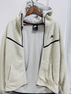 NIKE ボア フリースジャケット ホワイト Lサイズ