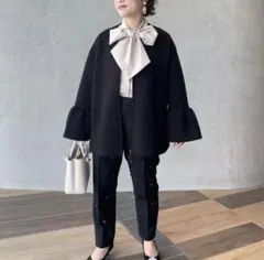 キープマイクローゼット★ノーカラーコート・ジャケット