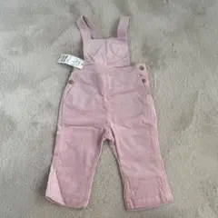 petit main コーデュロイ フレアサロペット 90cm