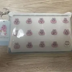 おぱんちゅうさぎ　クリアポーチ　新品未使用のサムネイル