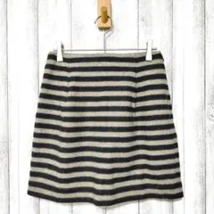 N.　(S)　ボーダー柄 スカート