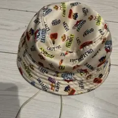 キャラクター柄 バケットハット ベージュ