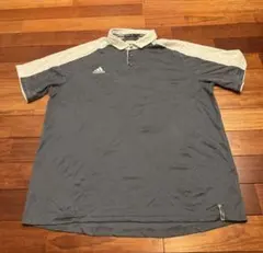 adidas climalite 半袖ポロシャツ 2XL グレーのサムネイル