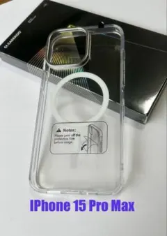 iPhone 15 Pro Max 隠しスタンド付きスマホケース