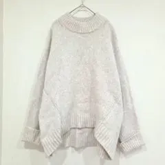 TORRAZZO DONNA　ハイネックニット　セーター　オーバーサイズ　フリー