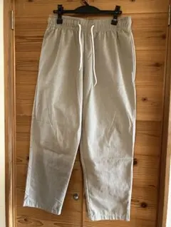 新品　ARCADE ベージュ ワイドパンツ Lサイズ