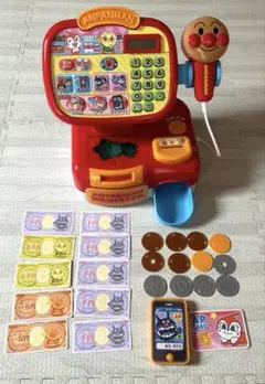 アンパンマン レジスター おもちゃ 電池入り